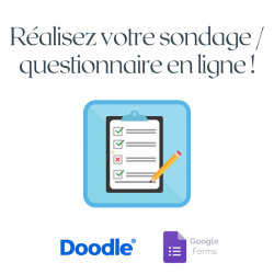 Réalisez votre sondage en...